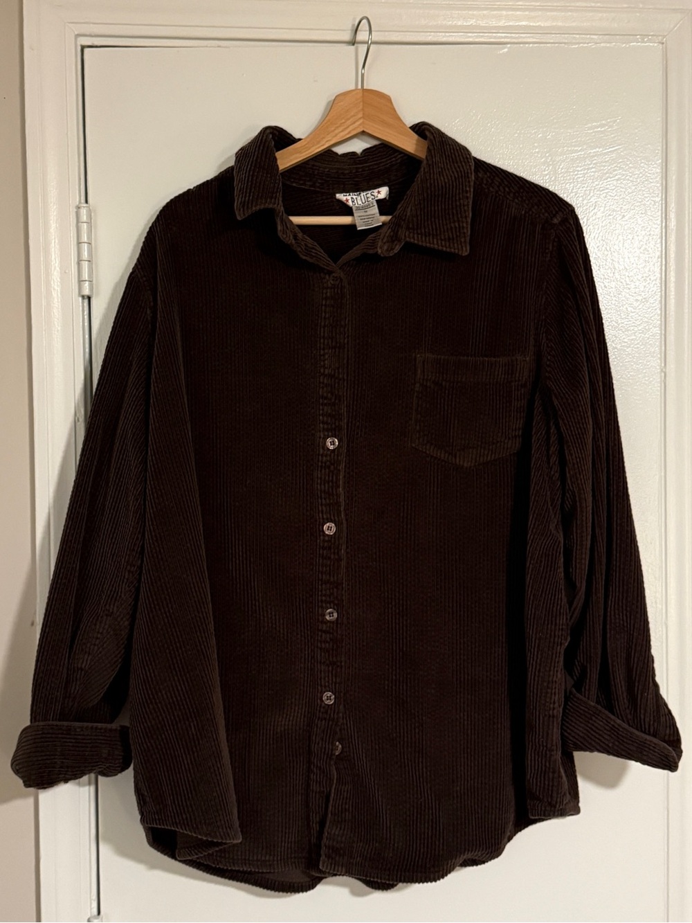 Corduroy Shirt Jacket - Brown